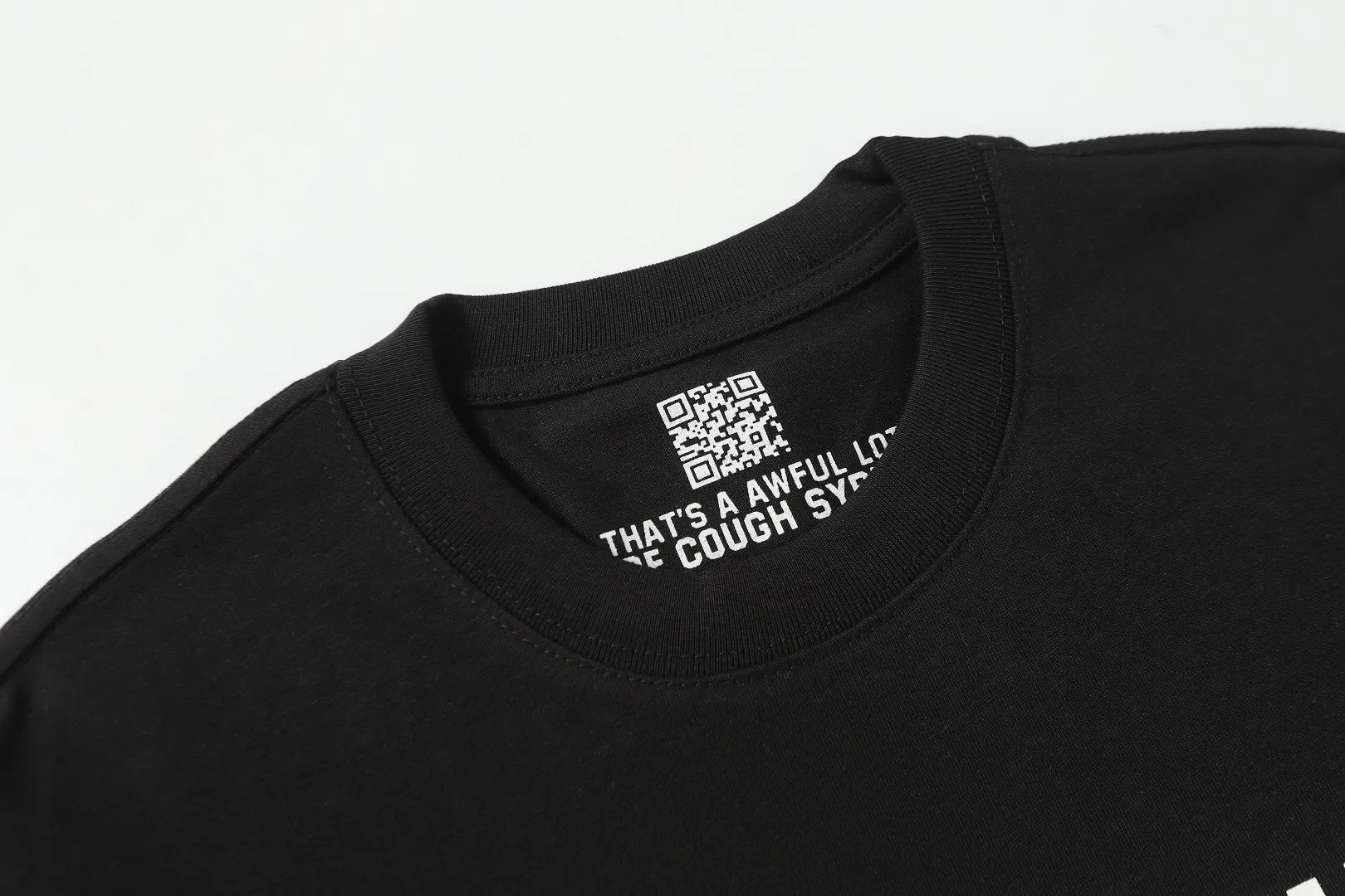 C 409# ｜P75 THAT'S A AWFUL LOT OF COUGH SYRUP In Stock （ T Series） Same Style. （fabric):280 100% Sizes（size）：S-M- L- X L （colour）： 👉